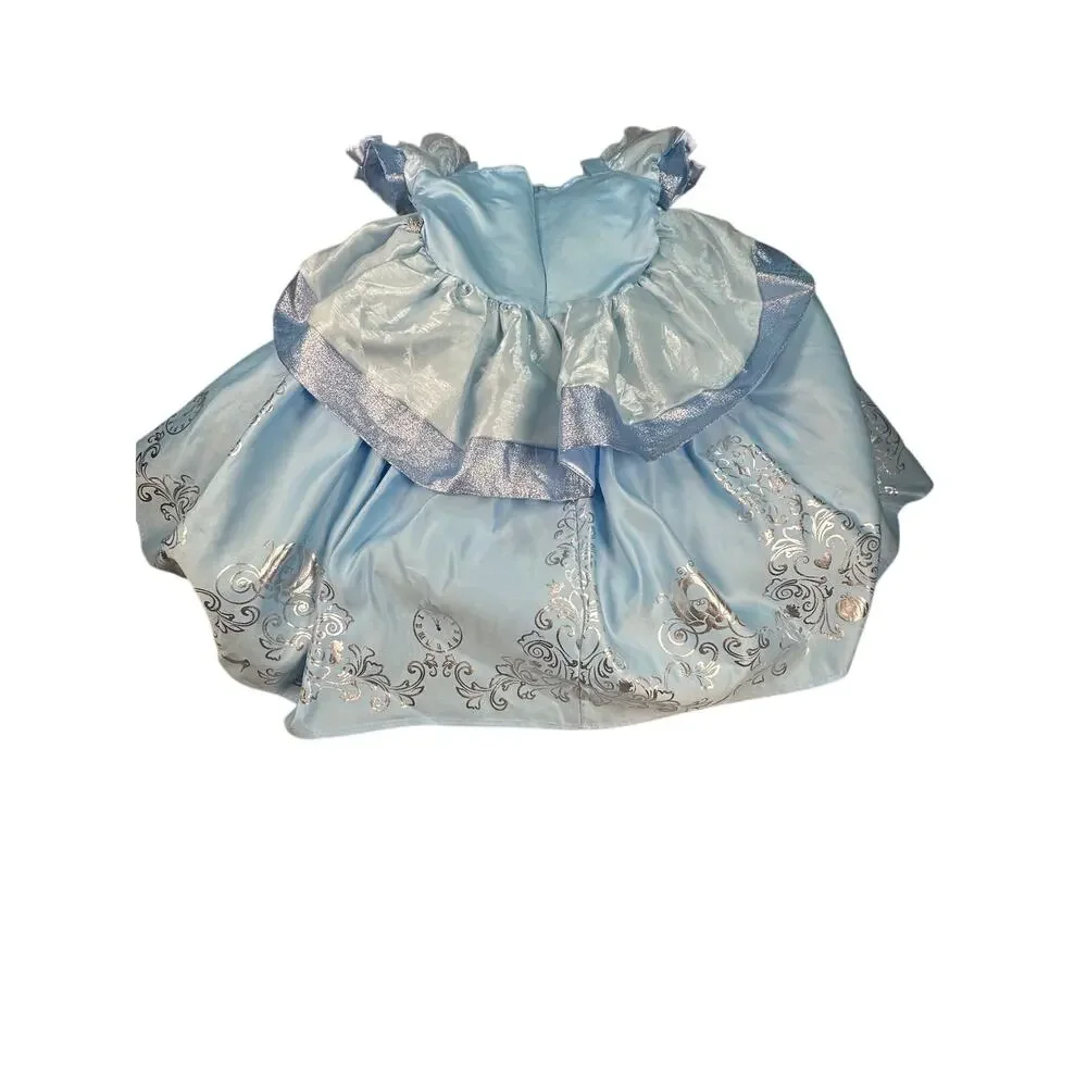 Disney Princess Cinderella Costume Gown Foil Carriage Sparkle Glitz